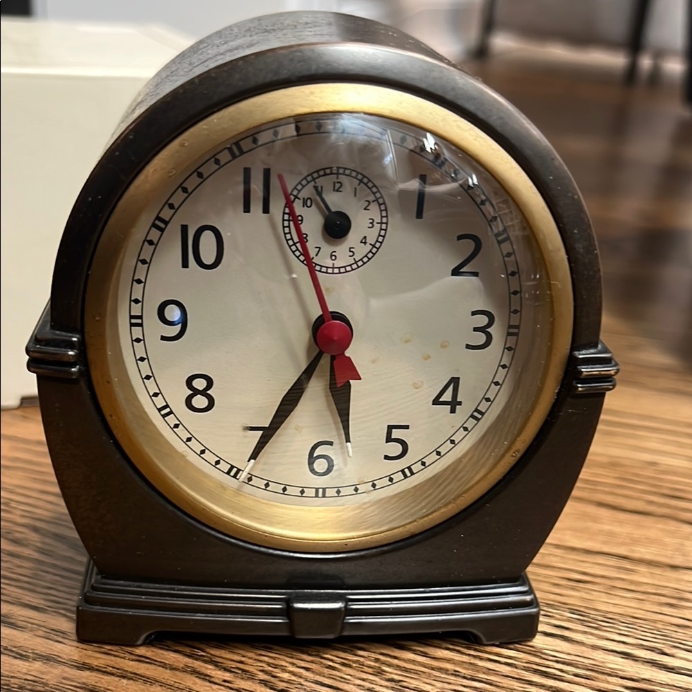 Pottery Barn Brentwood Table Clock